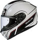 Kabuto Aeroblade 5 Smart White Black Motorradhelm Volles Gesicht