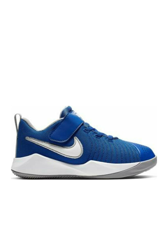 Nike Kids Sports Shoes Running Team Hustle Quick 2 Game Royal / Wolf Grey / White