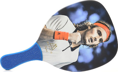 My Morseto Fashion Stefanos Tsitsipas Beach Racket 400gr with Straight Handle Blue