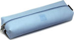 Make Notes Pencil Case Barrel with 1 Compartment Light Blue