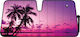 Lampa Ηλιοπροστασία Παρμπρίζ Αυτοκινήτου Εσωτερική με Βεντούζα Premium Palm Beach Sunset 147x68εκ.