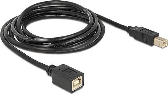 DeLock USB 2.0 Cable USB-B male - USB-B female 2m (83427)