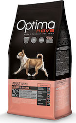 Optimanova Adult Mini Sensitive 8kg Dry Food Grain-Free for Adult Small Breed Dogs with Potatoes and Salmon