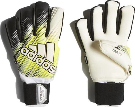 adidas Classic Pro Fingersave Adults Goalkeeper Gloves White
