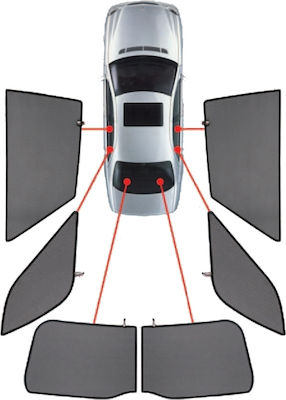 CarShades Πλαϊνά Σκίαστρα Αυτοκινήτου για Audi Q3 2012+ Πεντάπορτο (5D) 6τμχ