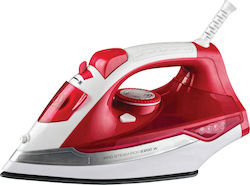 Telco CY-618 Steam Iron 2200W with Ceramic Plate and Continuous Steam Supply 50g/min Red