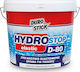 Durostick D-80 Hydrostop Elastic Ελαστομερές Επαλειφόμενο Στεγανωτικό 15kg Λευκό