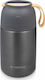 Navaris Δοχείο Φαγητού Inox Θερμός Γκρι 450ml
