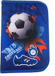 Next Big Football Pencil Case Full with 1 Compartment Blue