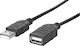Manhattan USB 2.0 Cable USB-A male - USB-A female 1m (308519)