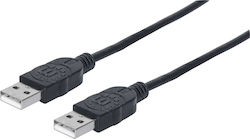 Manhattan 353892 USB 2.0 USB-A мъжки към USB-A мъжки 1м