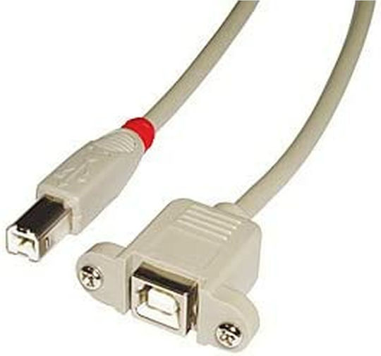 Lindy USB 2.0 Cable USB-B male - USB-B female 0.5m (31800)