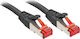 Lindy S/FTP Kat.6 Ethernet Netzwerkkabel 5m Schwarzes