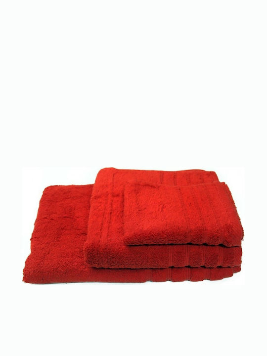 Anesis Facecloth Pennie 50x100cm Red Weight 600...