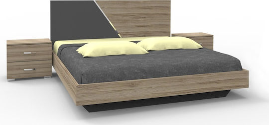 Bedroom Furniture Set Faltso 160x200cm 3pcs