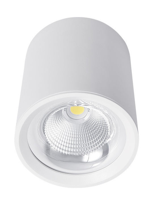 Elmark Natural White Single Spot Built-in LED White