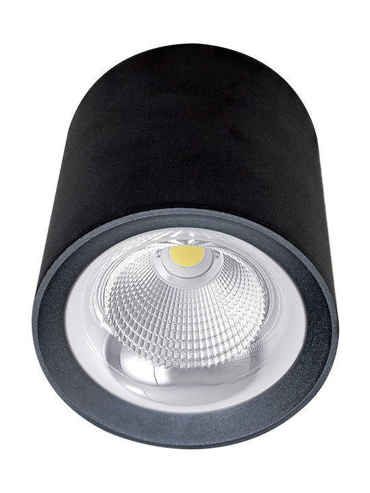 Elmark Monos LED Alb Natural Spot în Culoare Negru