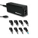 Qoltec Universal Laptop-Ladegerät 45W 20V Ohne Netzkabel und mit Steckerset