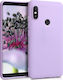 KWmobile Umschlag Rückseite Silikon Lila (Redmi Note 5) 44664.108
