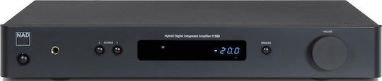 Nad C 328 Hybrid Power Amplifier Hi-Fi Amplifier Stereo 50W/8Ω Black