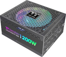 Thermaltake Toughpower PF1 ARGB 1200W Черно Компютърно захранване Пълен модул 80 Plus Platinum