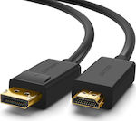 Ugreen Kabel DisplayPort-Stecker - HDMI-Stecker 2m Schwarz (10202)