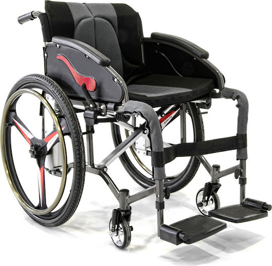 Vita Orthopaedics V Active 09-2-186 Wheelchair Folding Light Type 42cm 09-2-186 Gray