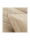 Borea Linen Pillowcase Oxford Quilted Grey 50x70cm.
