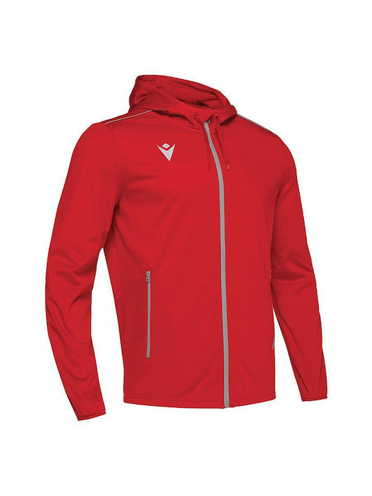 Macron Freyr Sweatshirt with Hood Red