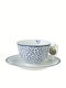 Laura Ashley Blueprint Tasse Cappuccino aus Porzellan Floris 220ml