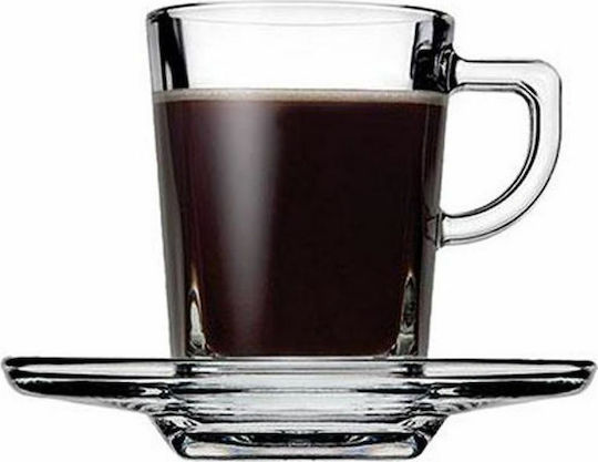 Espiel Carre Φλιτζάνι Espresso Γυάλινο Διάφανο 75ml
