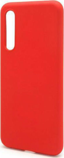 iNOS Liquid Umschlag Rückseite Silikon Rot (Xiaomi Mi 9)