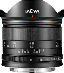 Laowa Crop Camera Lens 7.5mm f/2 Fisheye / Wide Angle for Micro Four Thirds (MFT) Mount Black