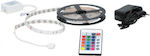 Grundig Neon Flex LED Strip Power Supply 12V RGB Length 5m and 60 LEDs per Meter Set with Remote Control and Power Supply