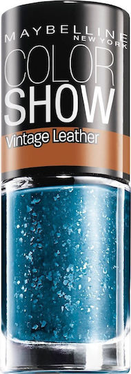 L'Oreal Paris Color Show Vintage Leather Gloss Nail Polish Turquoise 7ml