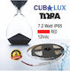 Cubalux Αδιάβροχη Ταινία LED Κόκκινο 5m SMD5050 12V