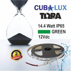 Cubalux Wasserdicht LED Streifen Versorgung 12V mit Grün Licht Länge 5m und 60 LED pro Meter SMD5050