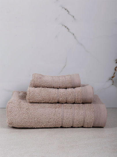 Sunshine Hand Towel Hiburi Medium 30x50cm 11 Beige Weight 500gr/m²