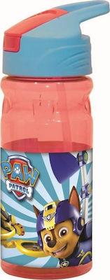 Gim Πλαστικό Παγούρι με Καλαμάκι Paw Patrol 500ml