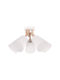 TK Lighting Vaio Spot with 5 Lights and with Socket E27 in White Color