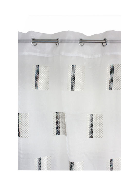 Mc Decor Curtain with Grommets 44977 White 140x260cm