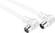 GoGEN Antenna Cable Coax male - Coax female White 5m (COAX500FM01) 1pcs