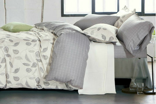 Mc Decor 546 Σετ Σεντόνια Μονά 160x260εκ. Γκρι (3τμχ)