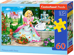 Kinderpuzzle Princess with Swan 60pcs Castorland