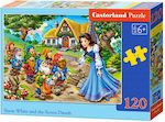 Kids Puzzle Snow White and the Seven Dwarfs for 6++ Years 120pcs Castorland