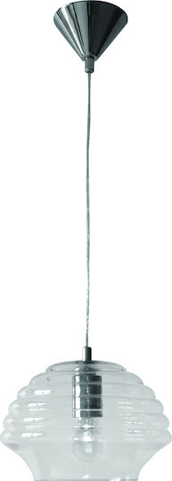 Home Lighting Solo Pendant Light Transparent 24x24x120cm