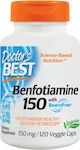 Doctor's Best Benfotiamine with BenfoPure 150mg Ειδικό Συμπλήρωμα Διατροφής 120 φυτικές κάψουλες