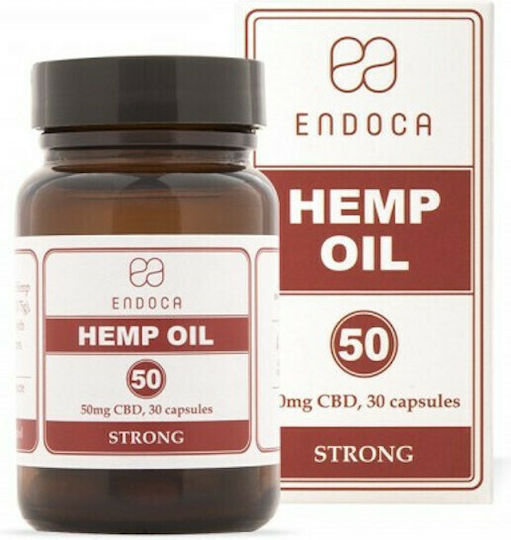 Endoca Hemp Oil 50 Strong 1500mg 30 κάψουλες