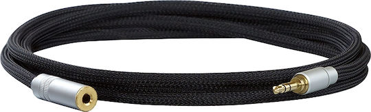 Dynavox Cablu Audio Jack 3,5 mm Male - 3,5 mm Feminin Negru 1,5 m 207378