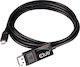 Club3D USB 3.0 Video Cable USB-C male - DisplayPort Μαύρο 1.8m CAC-1557